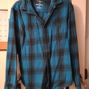 Blue flannel
